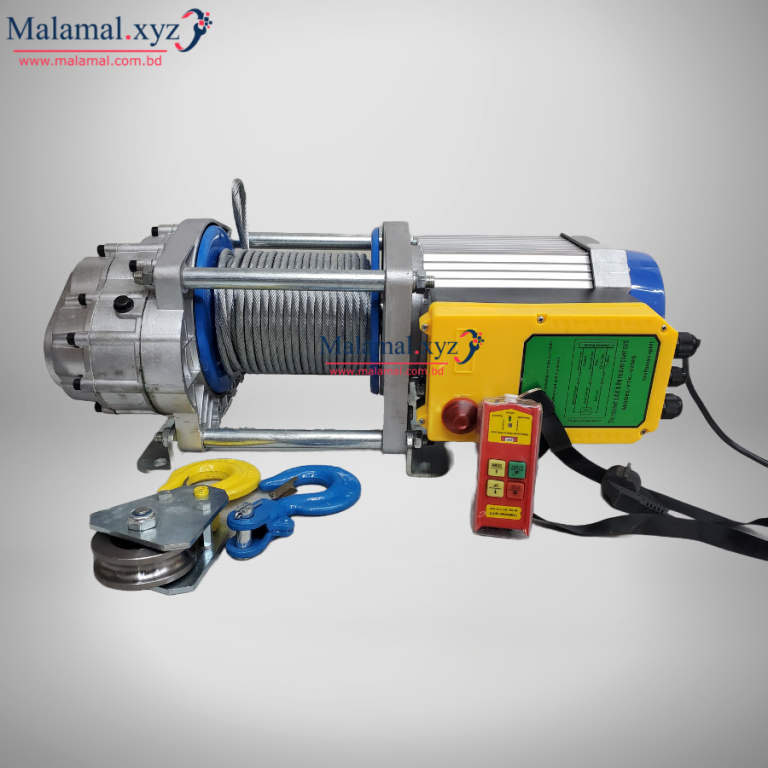 Electric Rope Hoist 2500 KG 40 Mtr Industrial Horizontal Wireless Remote (Brand: Winner - YTK-V2MS)