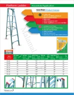 Double Sided Aluminum Ladder 20 Steps 15.5 Feet Light Industrial Application – EVERBEST