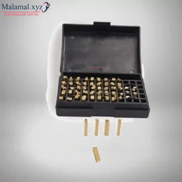 Alphabet for (manual) date coding machine