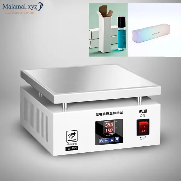 hot film sealer perfume cosmetics box premium feel plastic cling wrap hot sealer packaging machine